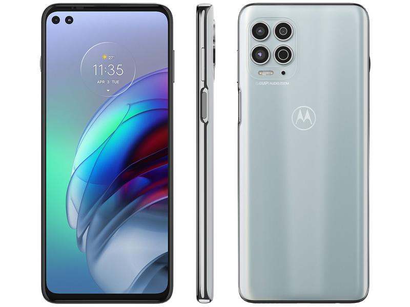 【美品】moto g100 Smartphone Motorola Moto G100 256GB Luminous Sky - 5G 12GB RAM 6,7